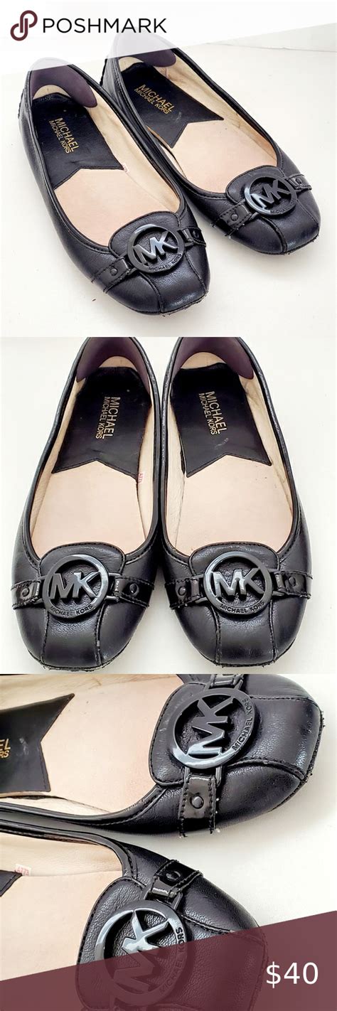 black michael kors fulton flats|fulton studded moccasin.